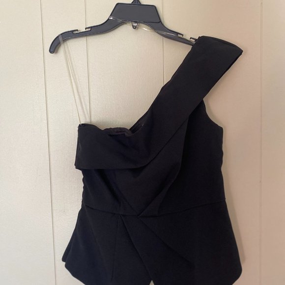 Mustard Seed Women's One Shoulder Lined Top - New - Picture 2 of 4